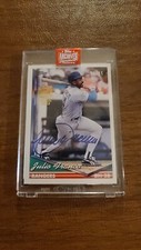 JULIO FRANCO 2023 TOPPS ARCHIVES SIGNATURE SERIES Retired Auto #78/95