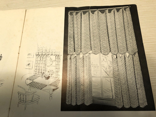 New Hairpin Lace Ideas D.M.C Crochet Magazine Doilies Scarfs 1954 Vol. 408 Vtg - Picture 5 of 5