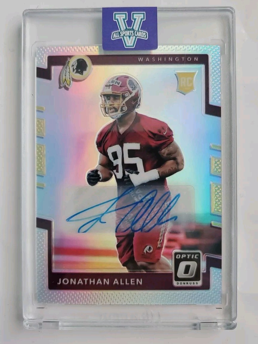 2017 Panini Donruss Optic Jonathan Allen  17/99 Rookie Silver Holo #138 RC
