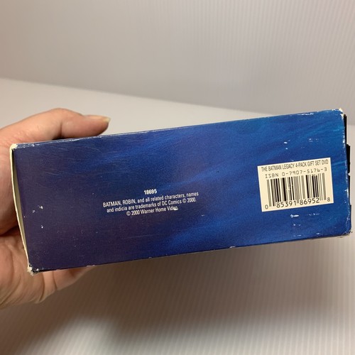 The Batman Legacy Box Set (DVD, 2000, 4 Movies) Batman, Return, Forever, Robin - Picture 18 of 18