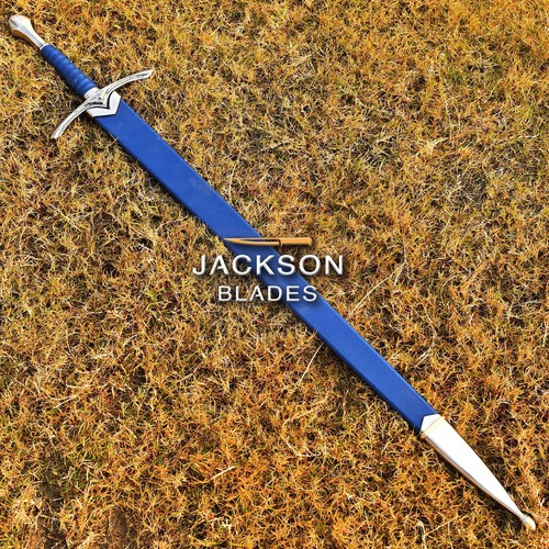 Glamdring Sword Replica - Sword Of Gandalf They Grey - With Scabbard And Wall mo - Picture 8 of 11