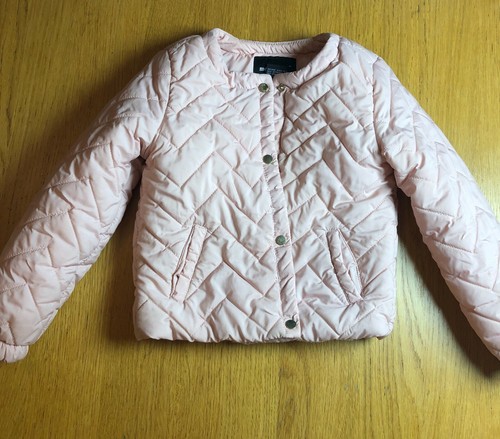 Leichte gesteppte babyrosa Jacke Mädchen Größe 6, *Outfit Maker* Neu ohne Etikett