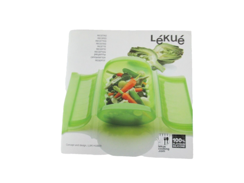 Lekue Steam Case for 1-2 People, Microwave and Oven Safe, Green New In Box - Picture 2 of 14