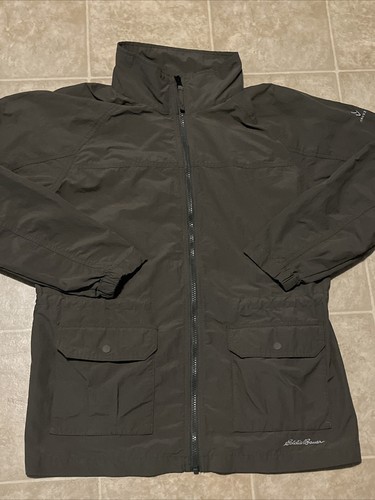 Women’s Eddie Bauer AV Travex Lightweight Packable Utility Jacket Size L Zip