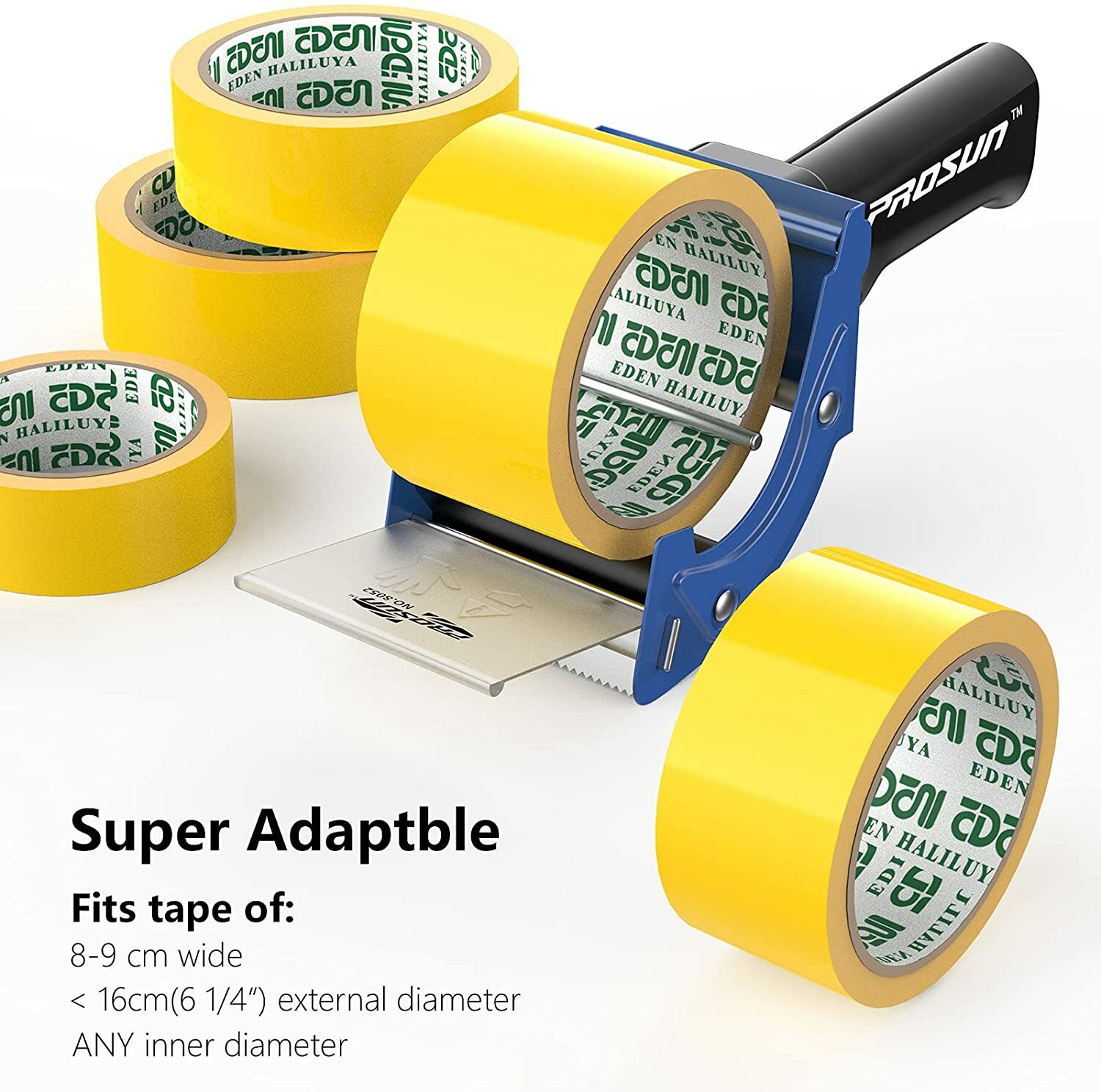 HEAVY DUTY TAPE GUN Dispenser 3 Inch 70mm Wide Packing Parcel Box+1