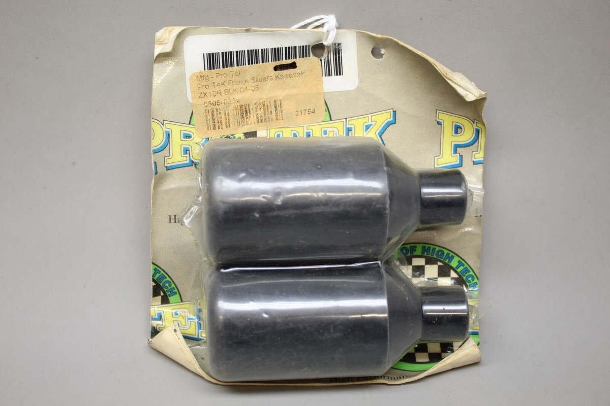 Pro-Tek 0505-0232 FRAME SLIDERS SET Black 2004-2005 Kawasaki