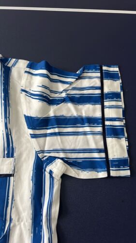 Katie Kime Pajamas Short Set Womens S Strip Cotton Holiday Theme - Picture 7 of 13
