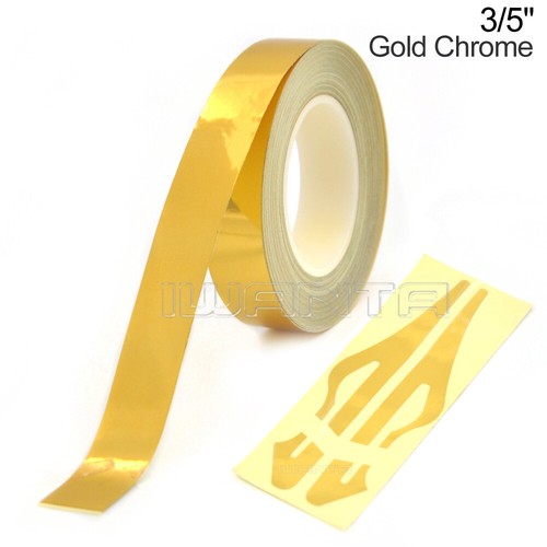 3/5" 15mm DIY Pinstriping Pin Stripe Line Roll Vinyl Tape Decal Car Sticker 32ft - Picture 26 of 28