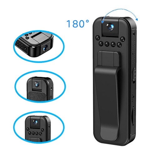 WIFI Mini Body Camera HD 1080P Night Vision Cam Video Audio Recorder Clip on - Picture 11 of 20