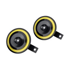130DB Car Horn 12V Motorcycle Universal Horn Super Loud High Tone and Low Ton...