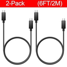 2-Pack USB-C to USB-C Cable Charging Data Sync Cord for Motorola T-Mobile Google