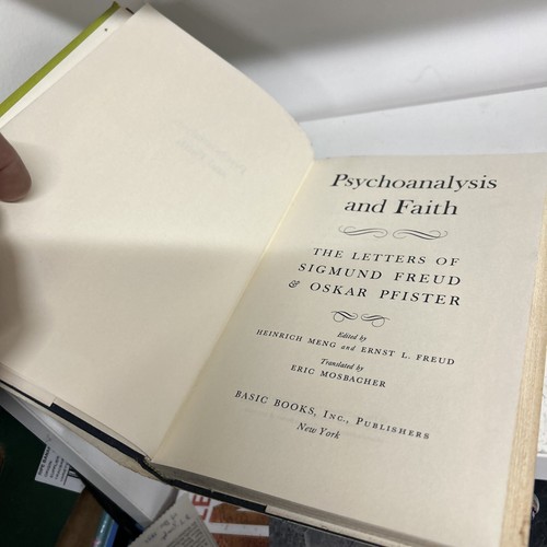 Psychoanalysis & Faith Freud 1st Edition 1963 H1 - Picture 4 of 5