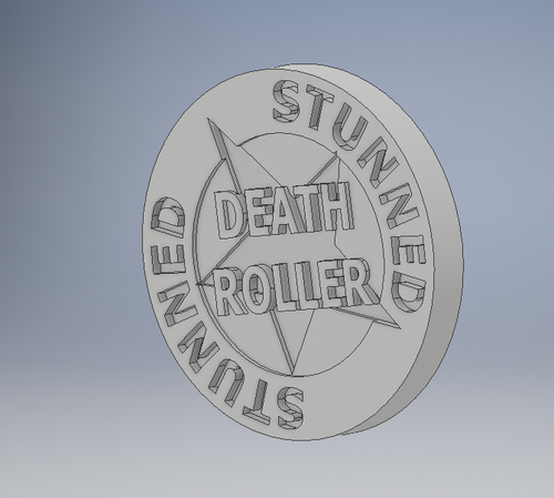 big guy stunned prone marker token for blood bowl ogre troll mino krox ...