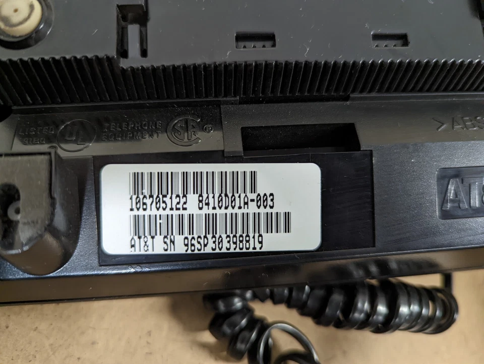 (Lote de 4) Teléfonos empresariales con pantalla digital de 2 líneas LUCENT/AT&T Definity 8410D Foto 4 de 4