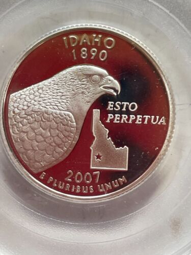 2007 S SILVER PROOF SET STATE QUARTERS PCGS PR69DCAM FLAG LABEL - Picture 15 of 21