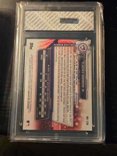 2017 Bowman Draft Vladimir Guerrero Jr Batting #BD150 *PSA 10 Gem Mint - Picture 2 of 2