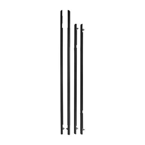 4PCS Car Window Seal Door Belt Moulding Trim Weatherstrips Seal for Honda Civic - Picture 5 of 9
