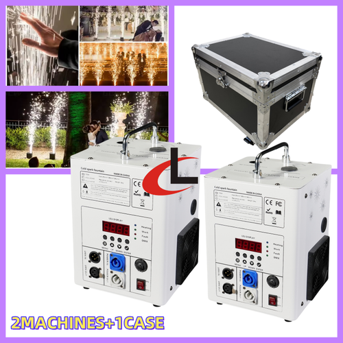 2PC/600W Cold Firework Machine Wedding Stage DMX/Remote Dj Cold Spark Machine