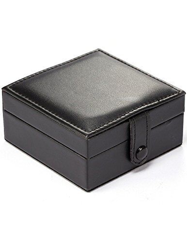 Luxury PU Leather Pocket Watch Box Display Storage Case - Picture 1 of 7