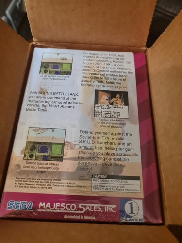 6 x Super Battletank Sega Game Gear Nuevo Sellado Majesco Sellado en caja original # - Imagen 3 de 3