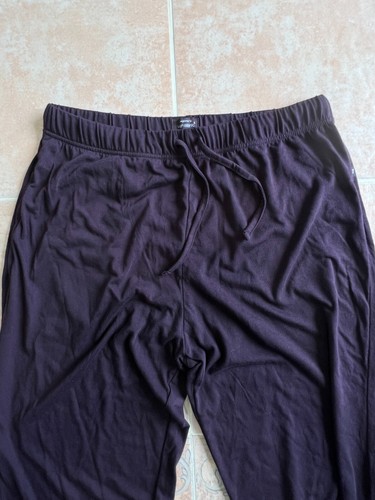 Nuevo sin etiquetas Virgin Atlantic Loungewear Pantalones Jogger Berenjena Púrpura Hombres S-M - Imagen 3 de 8