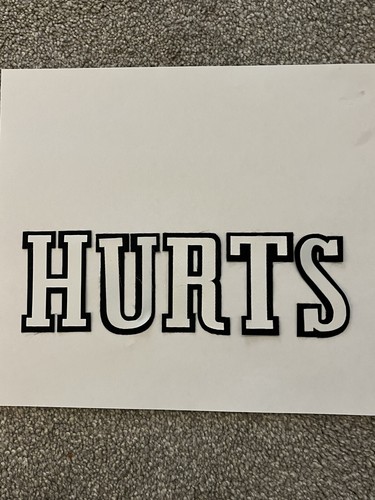 Jalen verletzt Namensschild zum Aufbügeln für Philadelphia Football Trikots (ungenäht) - Bild 1 von 4