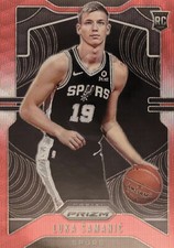 2019-20 Panini Prizm Basketball Base #265: Luka Samanic Panini Prizm Ruby Wave