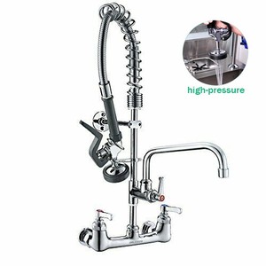 Restaurant Kitchen Sink Faucet High Pressure Device Pull Down