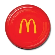 McDonald's Golden Arches Red Frisbee Flying Disc - NEW