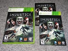 INJUSTICE Gods Among Us (Microsoft Xbox 360 2013) Complete w Manual Tested/Works