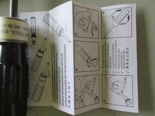 Lockheed Martin Torque Wrench 60 lb.in PT No. 42202494 NSN 5120-99-810-2938 - Picture 5 of 6
