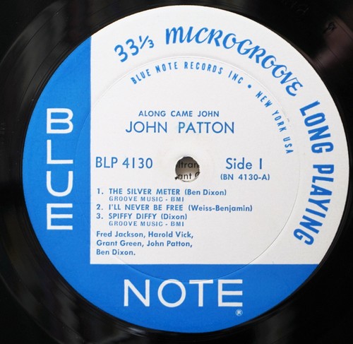 JOHN PATTON "ALONG CAME JOHN" BLUE NOTE BLP4031 NY MONO VAN GELDER Ear VG+/VG++ - Foto 3 di 4
