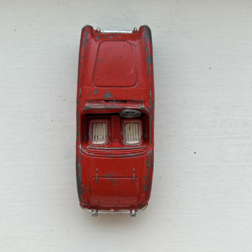 Corgi 300 Austin Healey 100-4 Sports Car Red Flat Spun Hubs Vintage 1956-65 - Picture 11 of 14