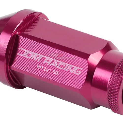 20 PCS T-6061 ALUMINUM PINK M12x1.5 OPEN END WHEEL/RIM LUG NUTS KEY KIT - Picture 2 of 5