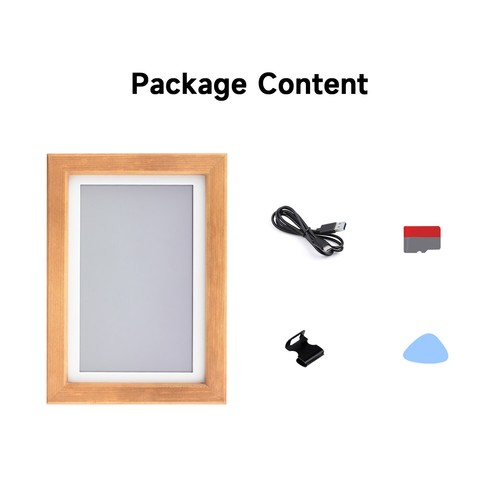 Waveshare 7.3in ACeP 7-Color E-Paper w/ Solid Wood Photo Frame 800x480 - 第 12/12 張圖片