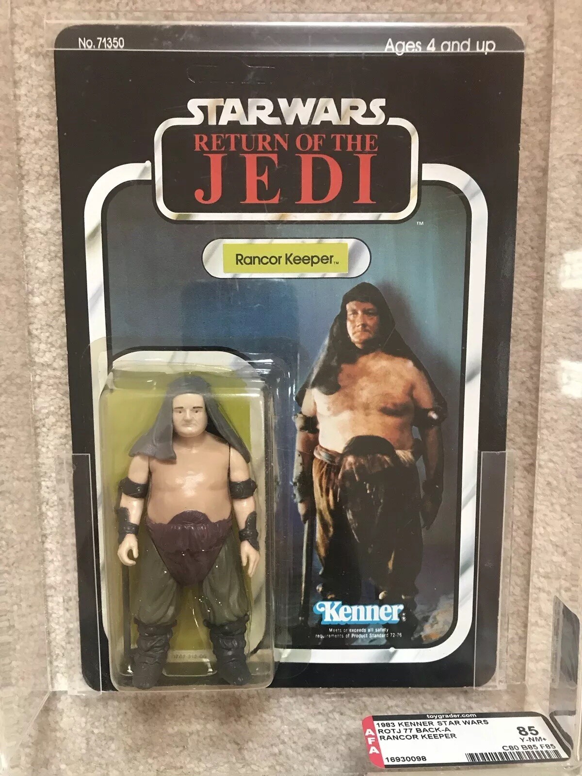 Star Wars Vintage 1984 AFA y85 rencor Guardián Star Wars Vintage 1984 AFA y85 rencor Guardián