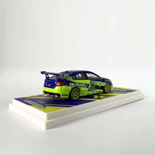 Time Micro 1:64 Subaru WRX-STI Alloy Die-Cast Vehicle Collection Model Car -Blue - Picture 5 of 8