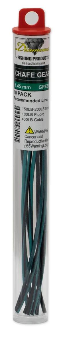 Momoi Diamond Chafe Gear Tubing Green 1.45mm 180lb Fluoro (10
