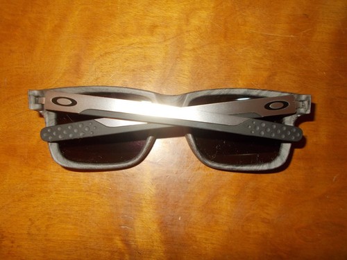 Oakley Holbrook OO9384-0457 Woodgrain Steel Frame Prizm Gray Lens Sunglasses - Picture 8 of 12