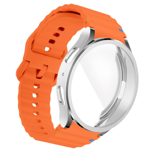 Full Case + Silikon Band für Samsung Galaxy Watch7 6 5 4 40/44mm Armband Case Cover - Bild 28 von 31