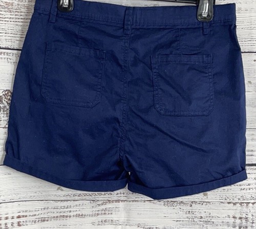 Denim Co. Shorts Girls Size 14 / 15 cargo NWT Navy Blue School Uniform - Picture 6 of 11