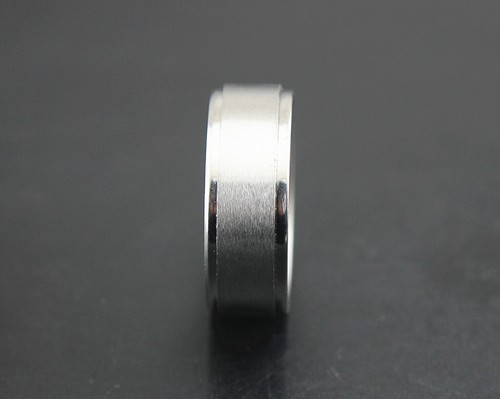 Lotes de joyería al por mayor de 30 piezas de anillos mixtos de acero inoxidable de 8 mm de ancho para hombre y mujer - Imagen 5 de 12