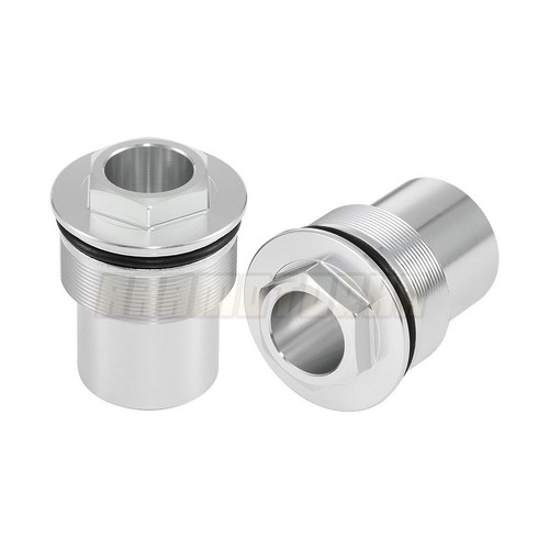 Tapas de horquilla precarga cubiertas de pernos para Honda VTR1000F 1998-2006 1999 CBR600F2 1994 - Imagen 7 de 10