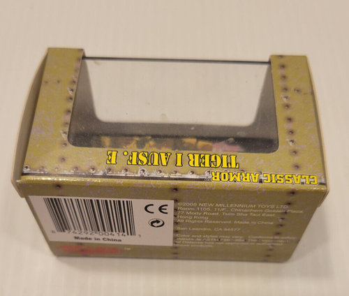 Classic Armor German Tiger I Ausf E New Millenium Toys 1:144 Scale Historical - Picture 3 of 6