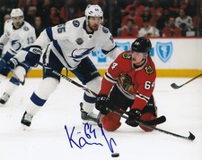 DAVID KAMPF signed (CHICAGO BLACKHAWKS) HOCKEY 8X10 photo W/COA #5 DAVID KAMPF signed (CHICAGO BLACKHAWKS) HOCKEY 8X10 photo W/COA #5