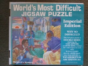 "World's Most Difficult Jigsaw Puzzle-Imperial Edition" still sealed
