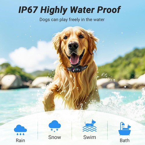 AI Bark Collar Dog Bark Collar for Large Medium Small Dogs Smart No Bark Collar - Picture 5 of 7