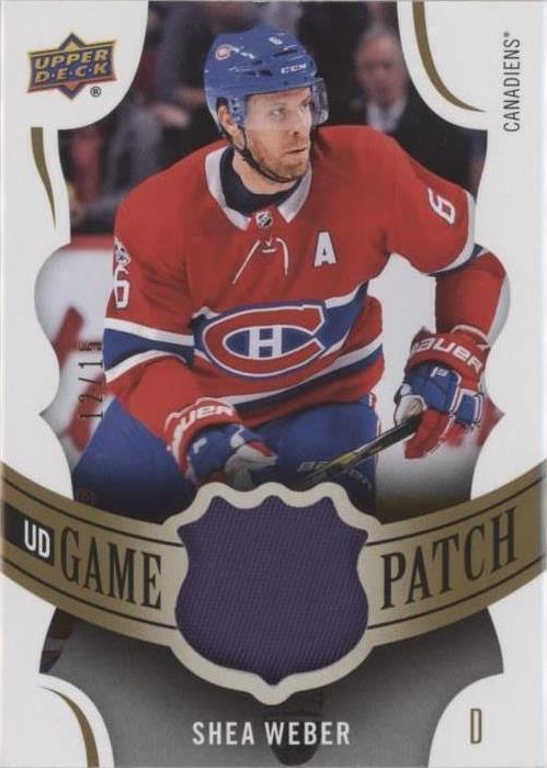 2018-19 Upper Deck - Shea Weber #GJ-SW - 1 of 1