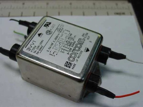 Corcom 3VV1 EME Filter H17 F7250 120/250V 3A 50-60HZ - Picture 3 of 3