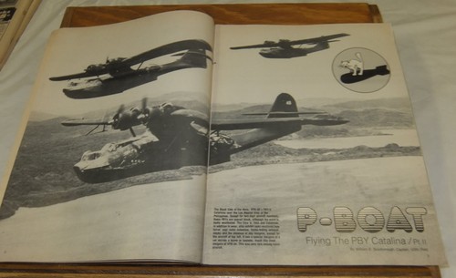 May 1975 Issue AIR POWER MAGAZINE/Vought V156/SB2U/Boeing 100/XB-28/PBY Catalina - Imagen 3 de 8